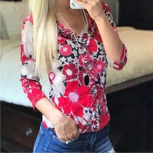 BARANDA stretchy silk top